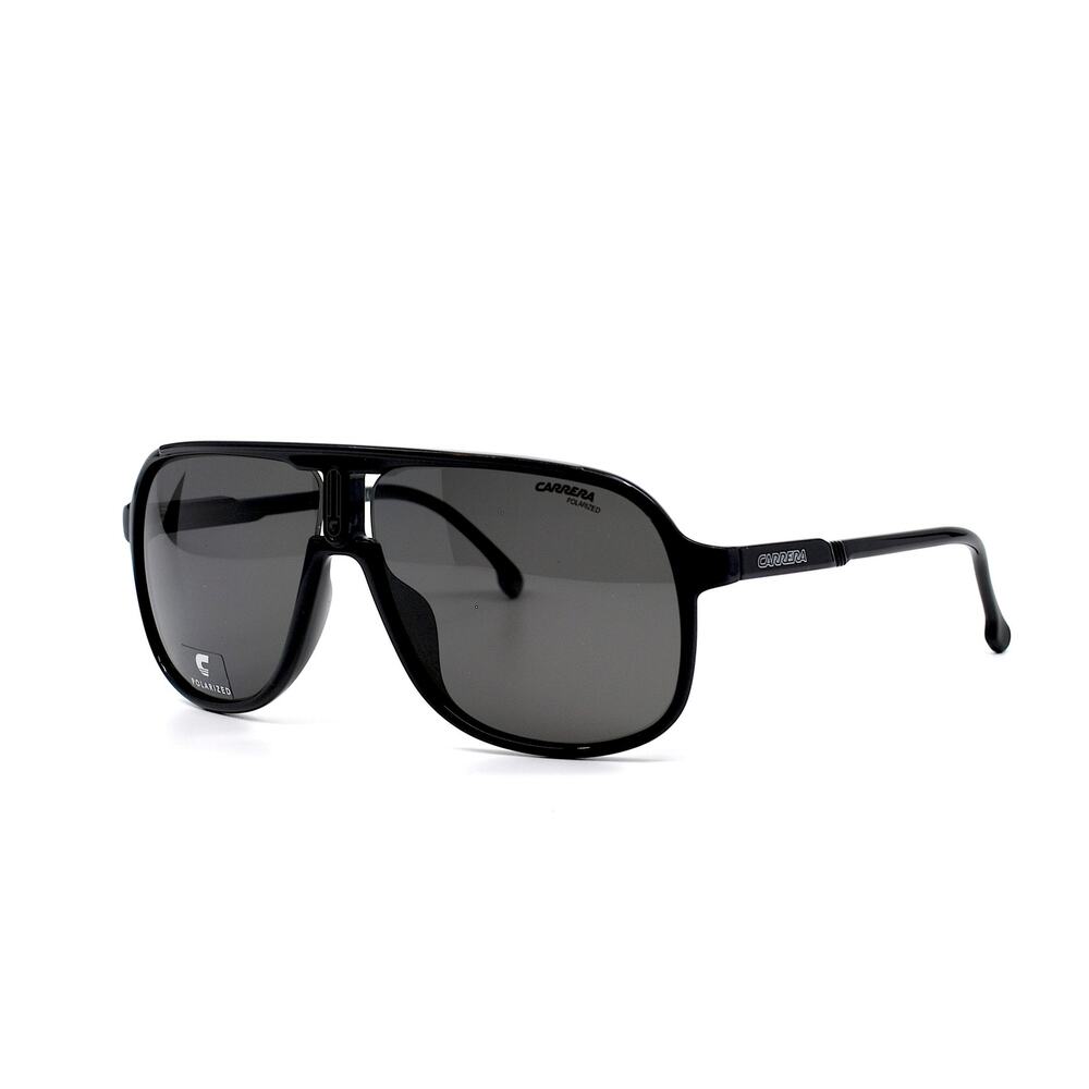 BRAND NEW CARRERA 1047/S BLACK GREY POLARIZED MEN'S SUNGLASSES